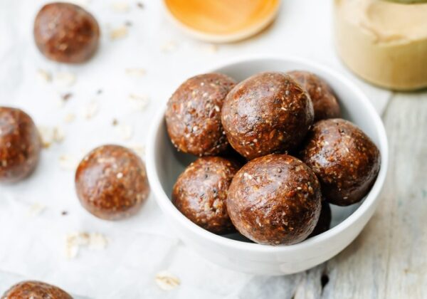 Bolas energéticas de cacao