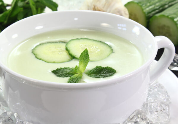Receta de Sopa Fría de Pepino