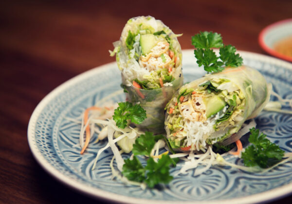 Receta de Rollos de Tofu de Verano