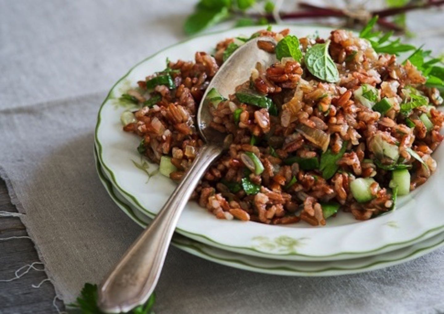 Los beneficios del arroz rojo para una dieta saludable.